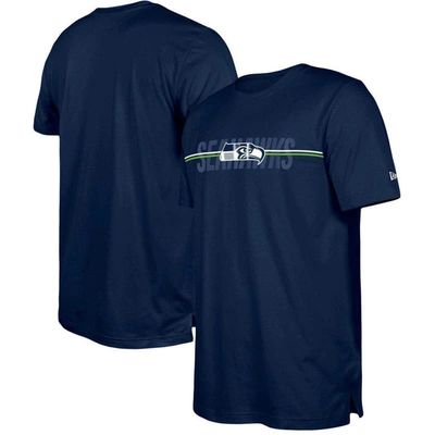 New Era College Navy Seattle Seahawks 2023 Nfl Training Camp T-shirt