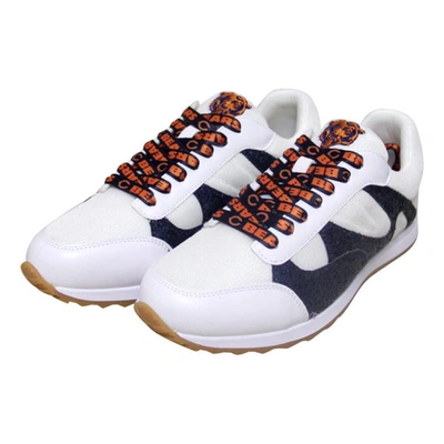 Cuce White Chicago Bears Glitter Trainers