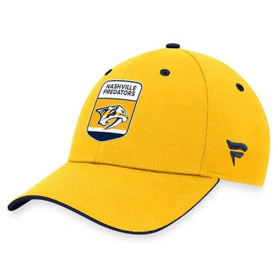 Fanatics Branded  Gold Nashville Predators 2023 Nhl Draft Flex Hat
