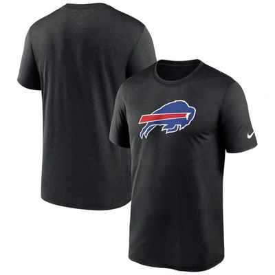Nike Black Buffalo Bills Legend Logo Performance T-shirt