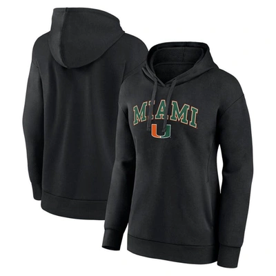 Fanatics Branded Black Miami Hurricanes Evergreen Campus Pullover Hoodie