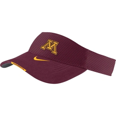 Nike Maroon Minnesota Golden Gophers 2023 Sideline Performance Adjustable Visor