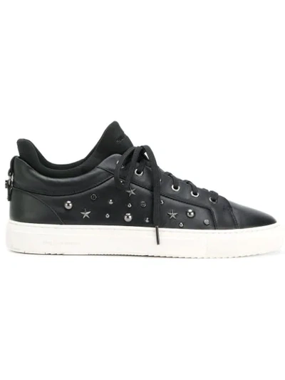 Karl Lagerfeld Studded Sneakers In Black