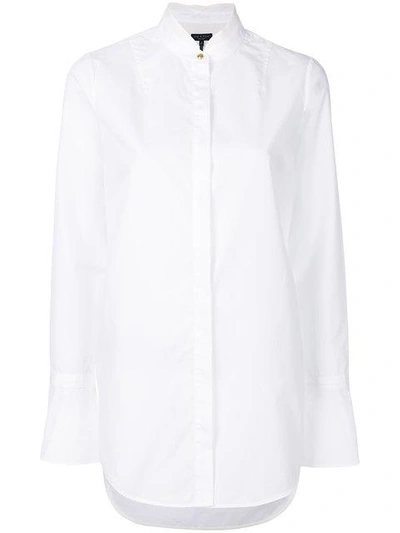 Rag & Bone Mandarin Collar Shirt - White