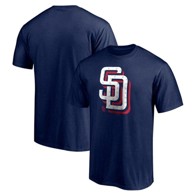 Fanatics Branded Navy San Diego Padres Red White And Team T-shirt