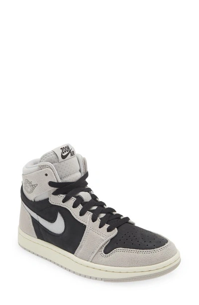 Jordan Air  1 Zoom Comfort 2 High Top Sneaker In Grey