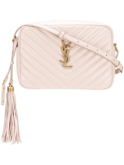 Saint Laurent Lou Monogram Bag In Neutrals