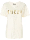 Gucci Guccy Foiled Top