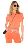 Cotton Citizen Tokyo Crop Tee In Coral