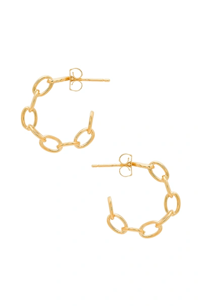 Five And Two Mariah Hoop Earrings In Gold