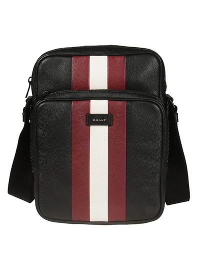 Bally Blomm Striped Bag In Black