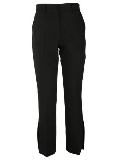Msgm Double Crepe Flared Pants