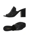 Lemaré Sandals In Black