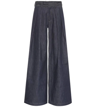 Matthew Adams Dolan Wide-leg Jeans In Blue