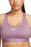 Nike Dri-fit Padded Sports Bra In Purple