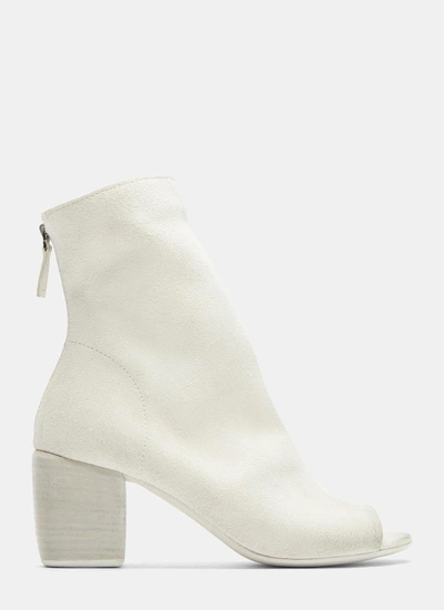 Marsèll Mabo Sand Spalla Open-toe Boots In White