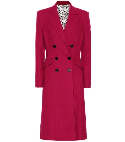 Altuzarra Elvin Wool-blend Coat In Dark Red