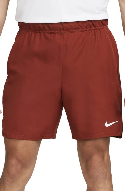 Nike Men's Court Dri-fit Victory 7" Tennis Shorts In Orange