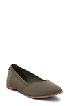 Toms Juttin Flat In Olive