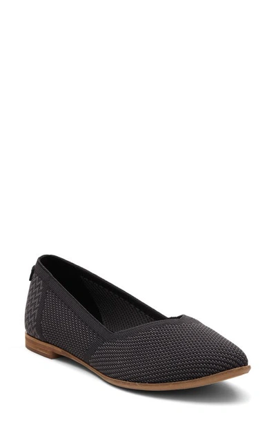 Toms Juttin Flat In Black