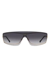 Isabel Marant Im0132s Metal & Acetate Shield Sunglasses In Black