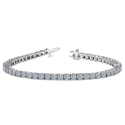 Diana M. 3.00 Carat Diamond Tennis Bracelet In White