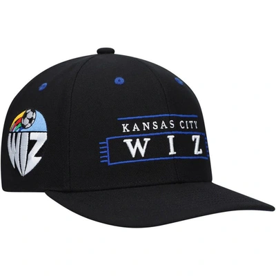 Mitchell & Ness Men's  Black Sporting Kansas City Lofi Pro Snapback Hat