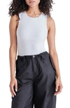 Bb Dakota By Steve Madden Sleeveless Bodysuit In White