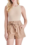 Bb Dakota By Steve Madden Sleeveless Bodysuit In Irish Cream