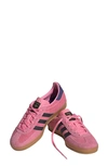 Adidas Originals Gazelle Sneaker In Pink/black/ Collegiate