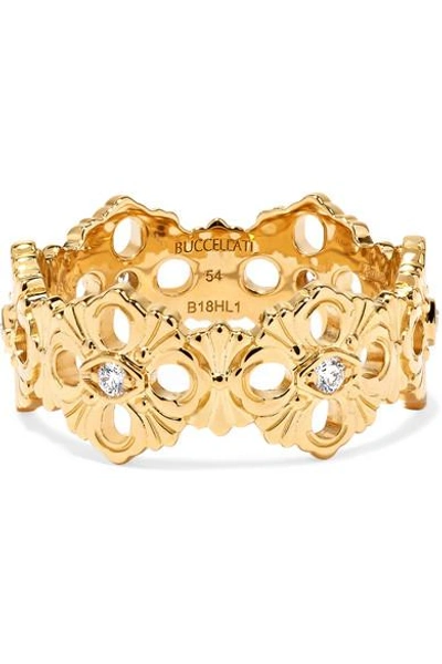 Buccellati Opera Eternelle 18-karat Gold Diamond Ring