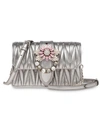 Miu Miu Miu Lady Shoulder Bag In Metallic