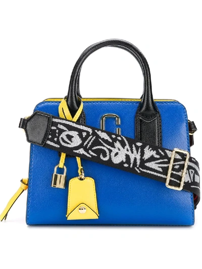 Marc Jacobs Little Big Shot Leather Tote - Blue