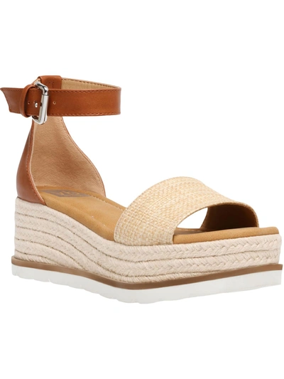 Dolce Vita Baker Womens Faux Leather Platform Espadrilles In Multi
