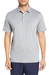 Johnnie-o Birdie Classic Fit Performance Polo In Meteor Gray