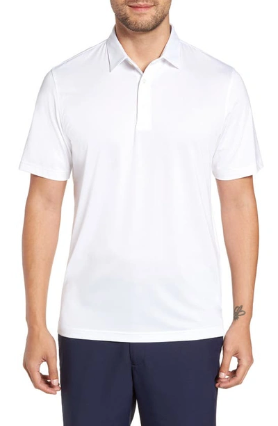 Johnnie-o Birdie Classic Fit Performance Polo In White
