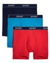 2(x)ist Essentials Boxer Briefs, Pack Of 3 In Red/turquiose/navy