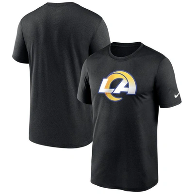 Nike Black Los Angeles Rams Legend Logo Performance T-shirt