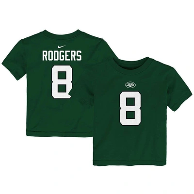 Nike Kids' Toddler  Aaron Rodgers Green New York Jets Player Name & Number T-shirt