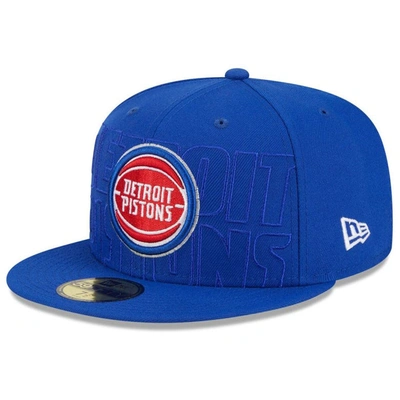 New Era Blue Detroit Pistons 2023 Nba Draft 59fifty Fitted Hat