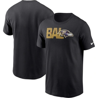 Nike Black Baltimore Ravens Local Essential T-shirt