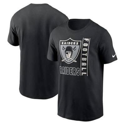 Nike Black Las Vegas Raiders Lockup Essential T-shirt