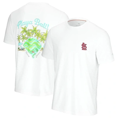 Tommy Bahama White St. Louis Cardinals Playa Ball T-shirt