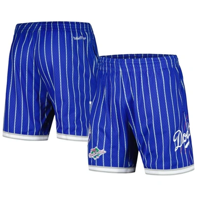 Mitchell & Ness Royal Los Angeles Dodgers Cooperstown Collection City Collection Mesh Shorts