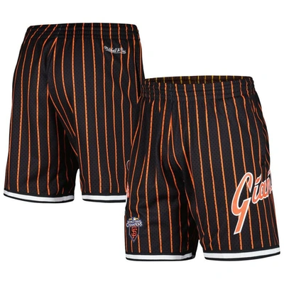Mitchell & Ness Black San Francisco Giants Cooperstown Collection City Collection Mesh Shorts