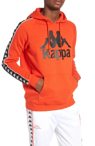 Kappa Banda Hoodie In Red/ Orange |