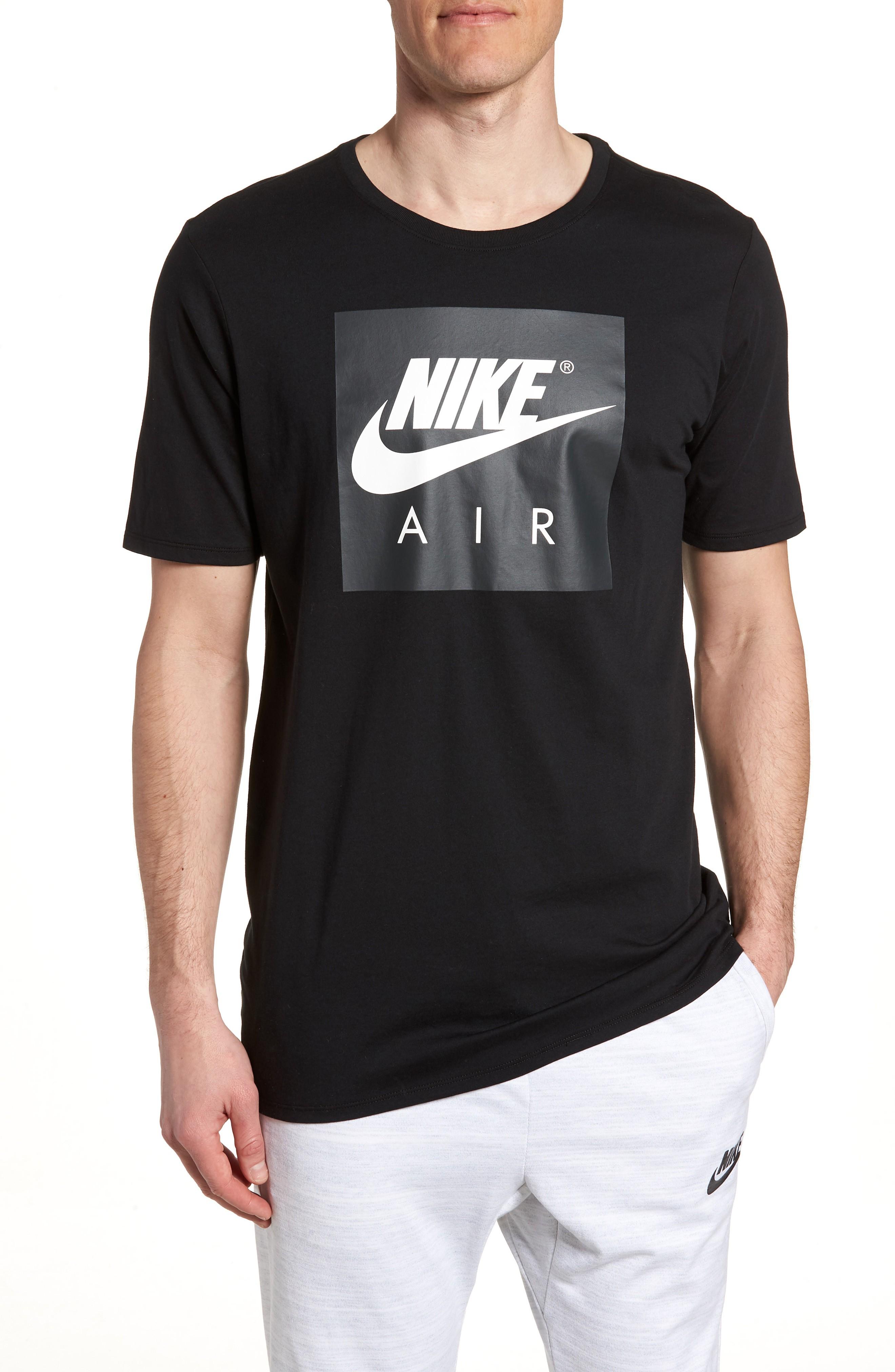 black nike air shirt
