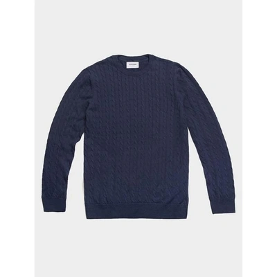 Duchamp London Cotton Cable Knit Jumper