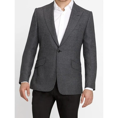 Duchamp London Peak Macro Houndstooth Jacket