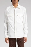 Rick Owens Pointed-collar Cotton Shirt In Milk